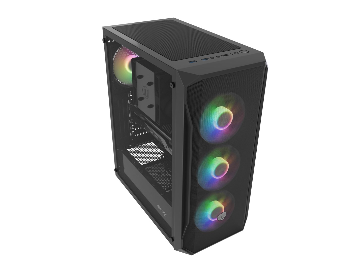 FURY Shobo SH4F RGB Midi Tower Black FURY Shobo SH4F RGB Midi Tower Black