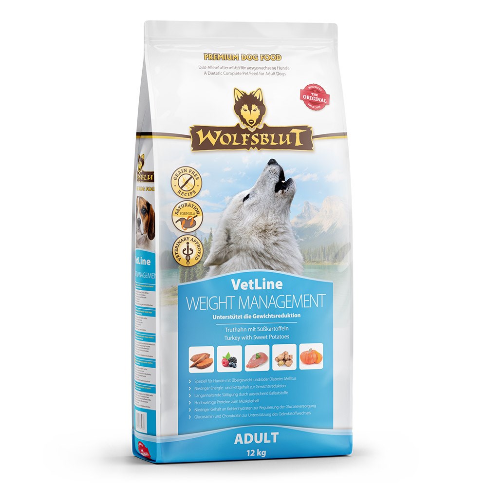 WOLFSBLUT VetLine Weight Management Turkey - dry dog food - 12kg WOLFSBLUT VetLine Weight Management Turkey - dry dog food - 12kg