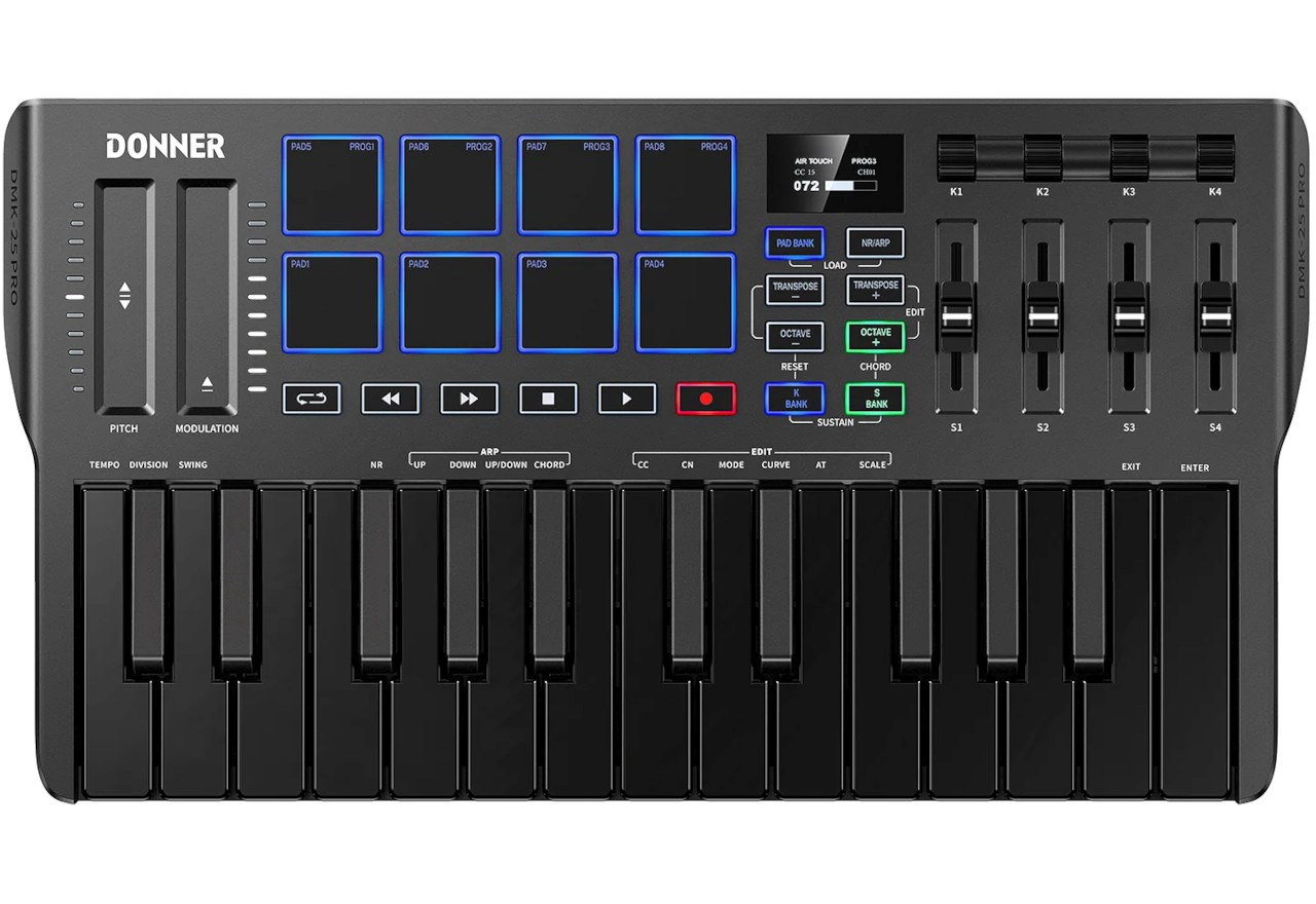 Donner DMK-25 Pro - MIDI control keyboard Donner DMK-25 Pro - MIDI control keyboard