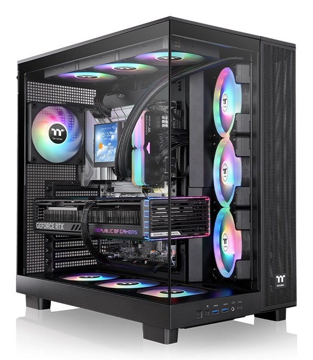 Thermaltake View 380 XL TG ARGB Midi Tower Black Thermaltake View 380 XL TG ARGB Midi Tower Black