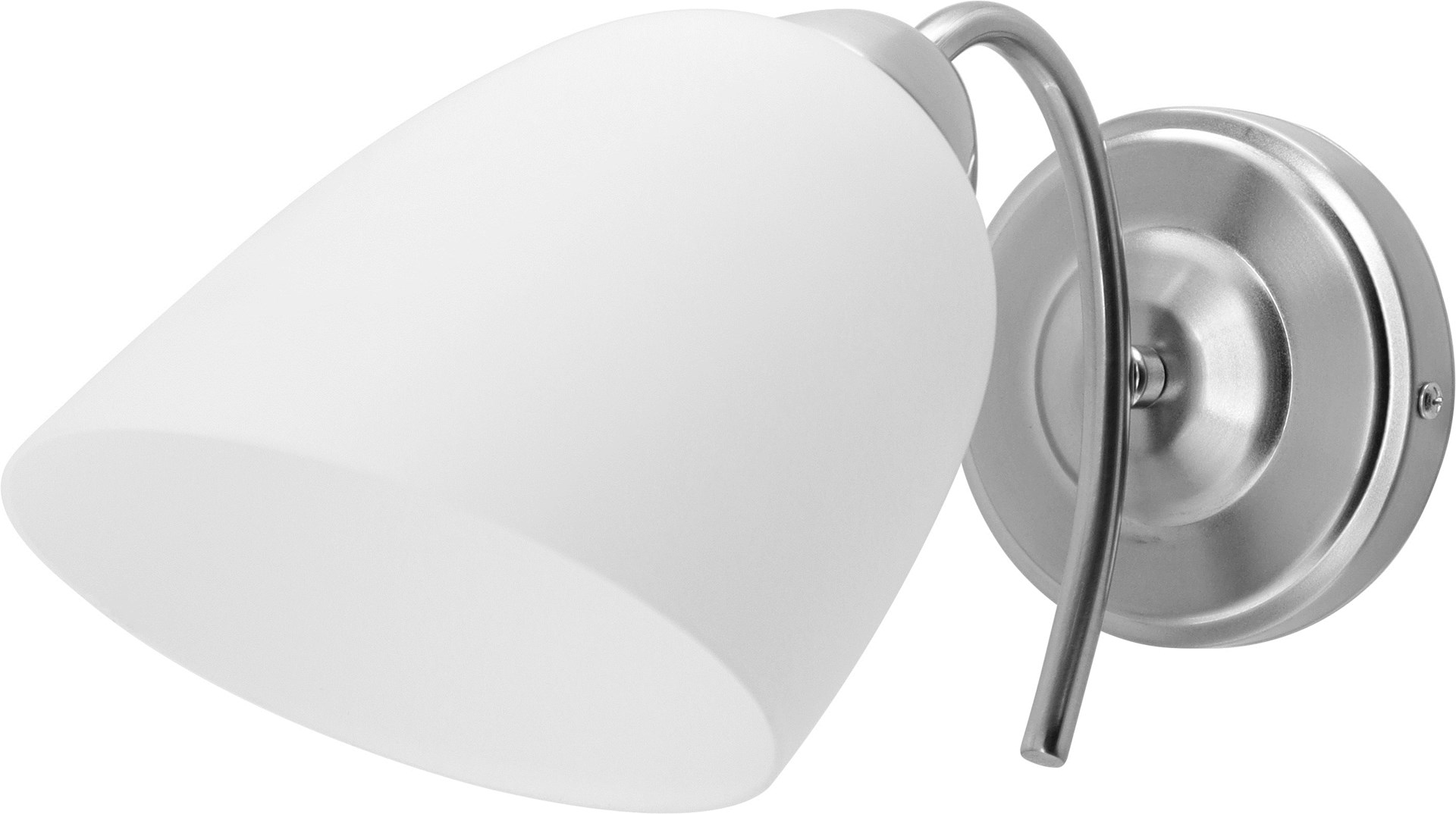 Classic single wall lamp Activejet NIKITA nickel E27 for the living room Classic single wall lamp Activejet NIKITA nickel E27 for the living room