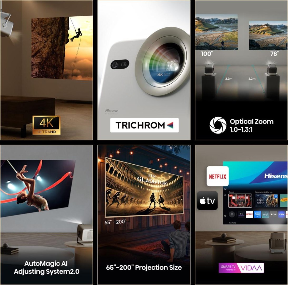 Hisense M2 Pro UHD 4K (3840x2160) 3D Grey Hisense M2 Pro UHD 4K (3840x2160) 3D Grey