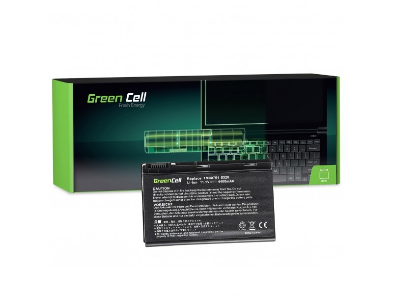 Green Cell AC08 notebook battery for Acer 4400mAh 11.1V Green Cell AC08 notebook battery for Acer 4400mAh 11.1V
