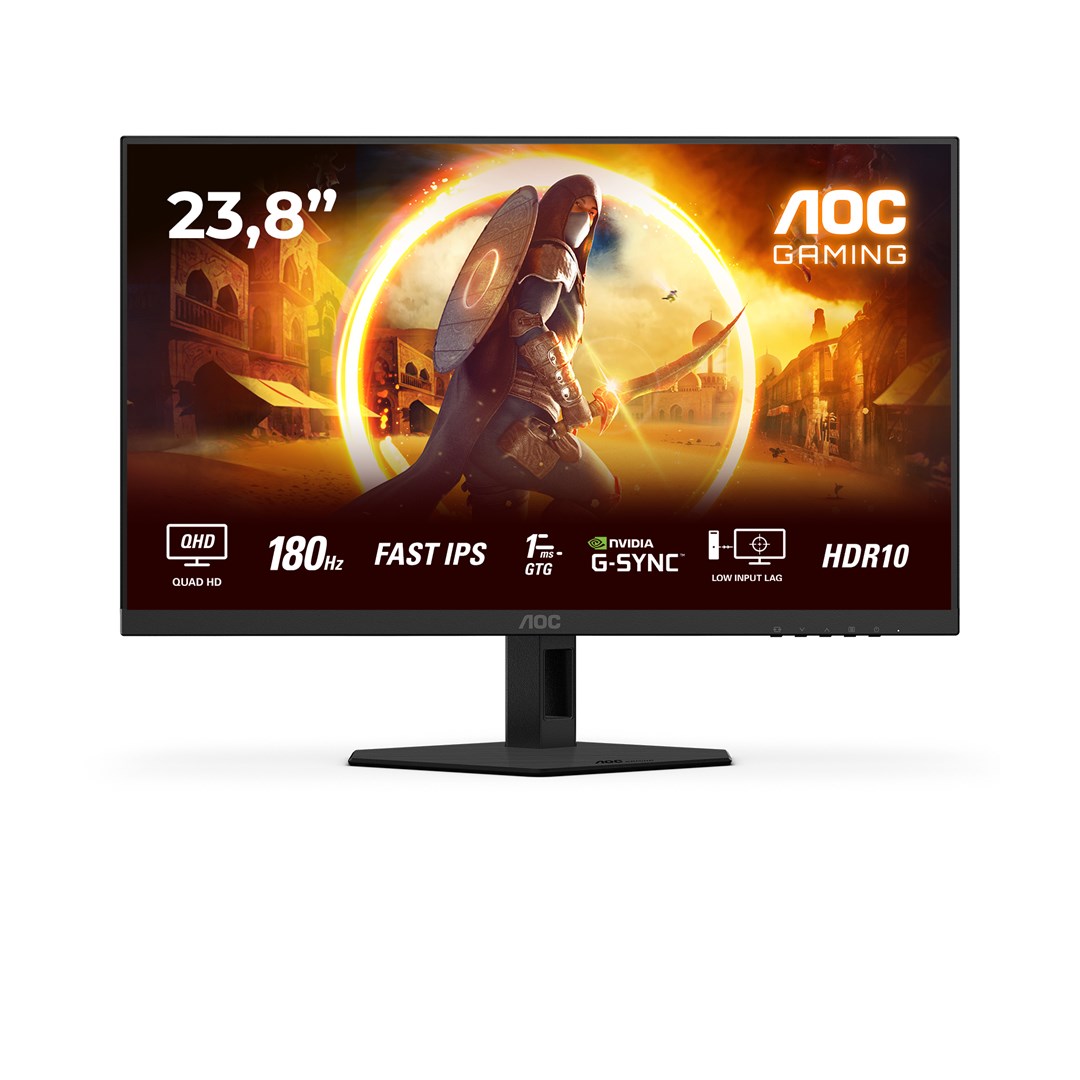 AOC G4 Q24G4RE computer monitor 60.5 cm (23.8") 2560 x 1440 pixels Quad HD LED Black, Red AOC G4 Q24G4RE computer monitor 60.5 cm (23.8") 2560 x 1440 pixels Quad HD LED Black, Red