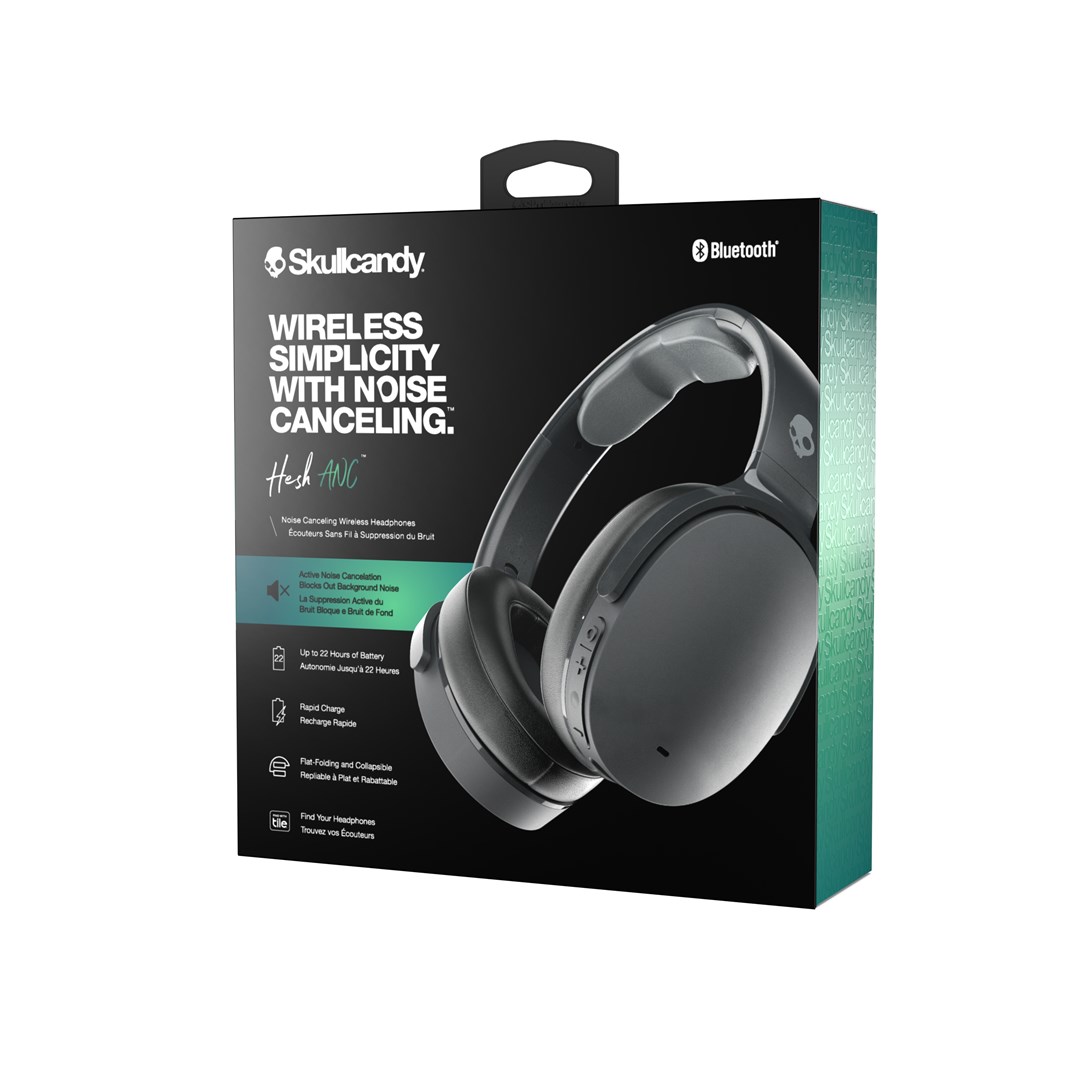 Skullcandy Hesh ANC Headphones Wired & Wireless Head-band Calls/Music USB Type-C Bluetooth Black Skullcandy Hesh ANC Headphones Wired & Wireless Head-band Calls/Music USB Type-C Bluetooth Black
