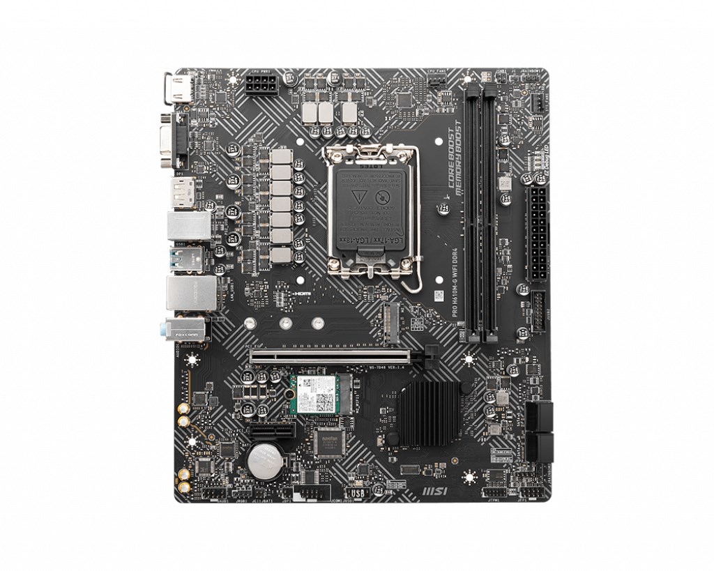 MSI PRO H610M-G WIFI DDR4 motherboard Intel H610 LGA 1700 micro ATX MSI PRO H610M-G WIFI DDR4 motherboard Intel H610 LGA 1700 micro ATX