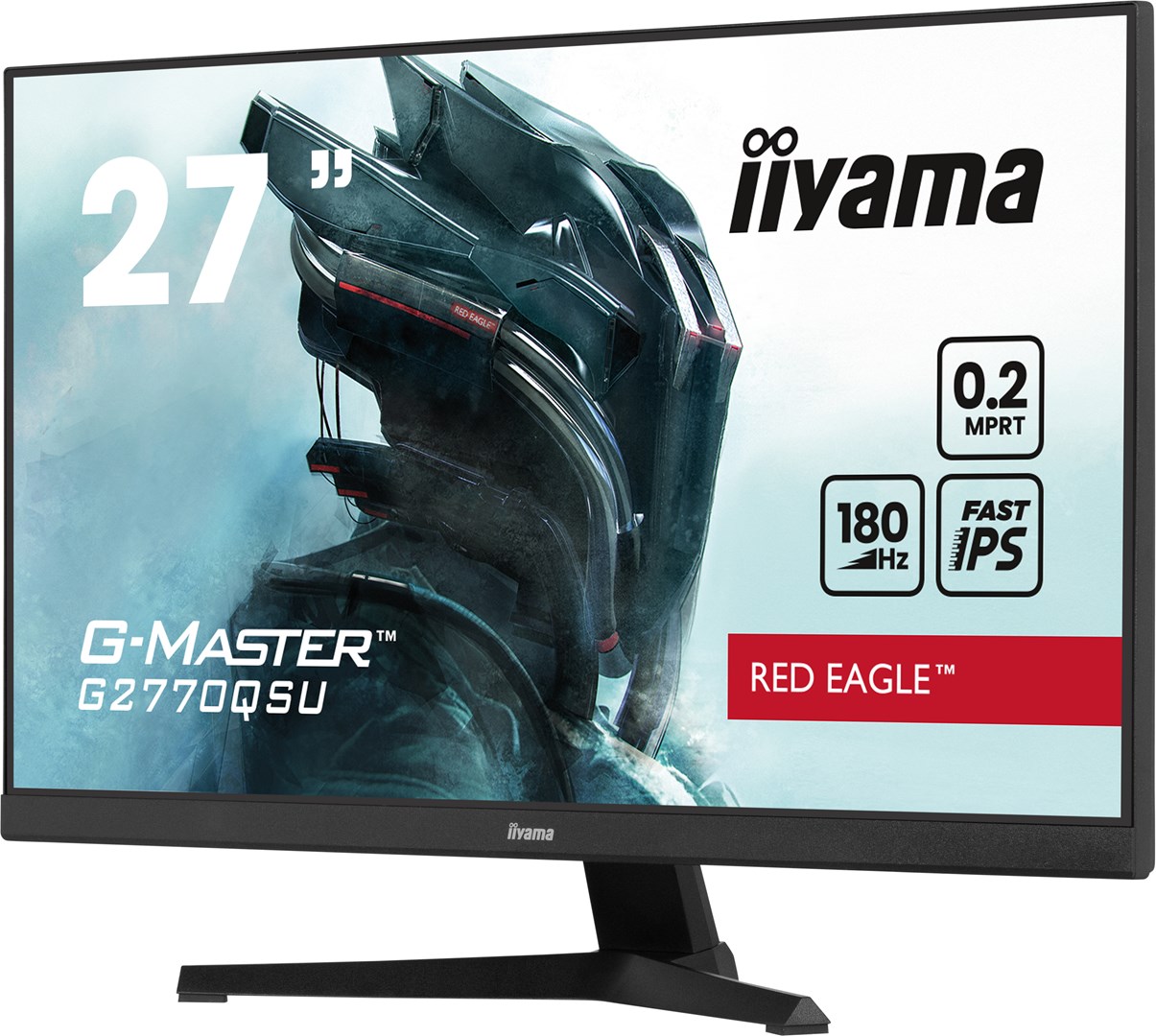 iiyama G-MASTER G2770QSU-B6 computer monitor 68.6 cm (27") 2560 x 1440 pixels Wide Quad HD LED Black iiyama G-MASTER G2770QSU-B6 computer monitor 68.6 cm (27") 2560 x 1440 pixels Wide Quad HD LED Black
