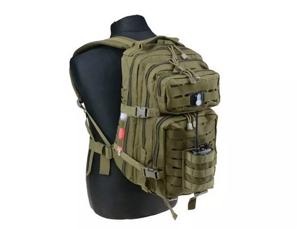 Backpack type Assault Pack (Laser Cut) - olive green Backpack type Assault Pack (Laser Cut) - olive green