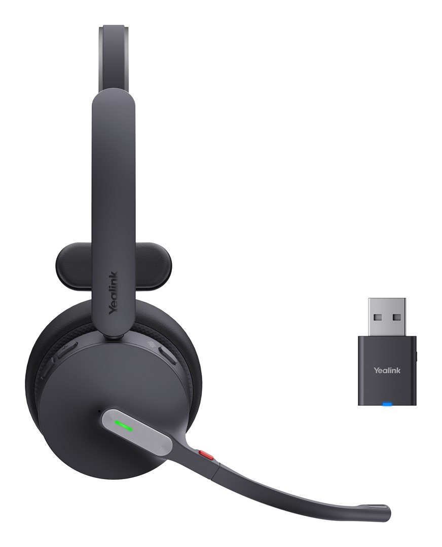 Yealink WH64 Hybrid Mono UC Headset Wireless Head-band Office/Call center Micro-USB Bluetooth Black Yealink WH64 Hybrid Mono UC Headset Wireless Head-band Office/Call center Micro-USB Bluetooth Black