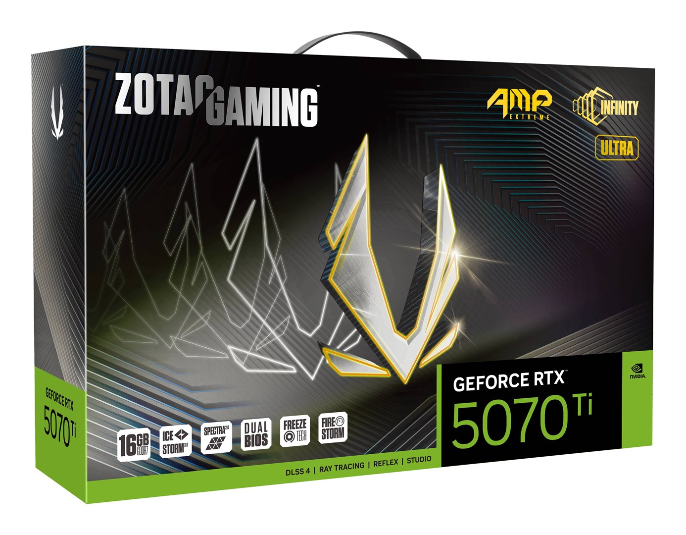 Zotac GAMING GeForce RTX 5070 Ti AMP Extreme INFINITY ULTRA NVIDIA 16 GB GDDR7 Zotac GAMING GeForce RTX 5070 Ti AMP Extreme INFINITY ULTRA NVIDIA 16 GB GDDR7