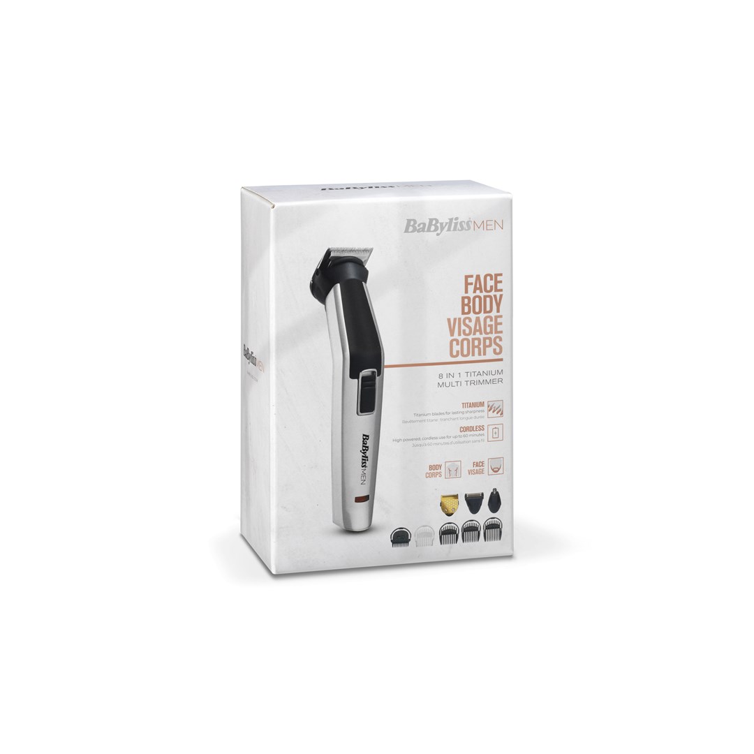 BaByliss 8-in-1 Titanium Silver, Black Nickel-Metal Hydride (NiMH) BaByliss 8-in-1 Titanium Silver, Black Nickel-Metal Hydride (NiMH)