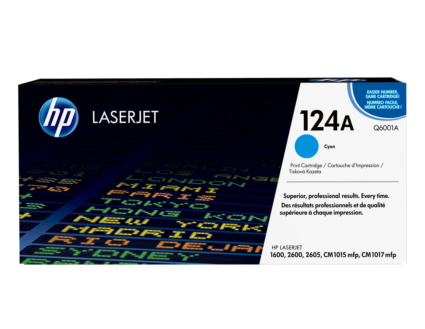HP 124A Cyan Original LaserJet Toner Cartridge HP 124A Cyan Original LaserJet Toner Cartridge