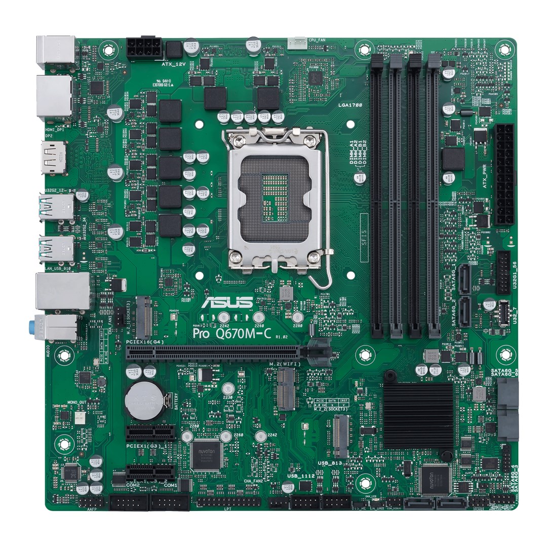 ASUS PRO Q670M-C-CSM Intel Q670 LGA 1700 micro ATX ASUS PRO Q670M-C-CSM Intel Q670 LGA 1700 micro ATX