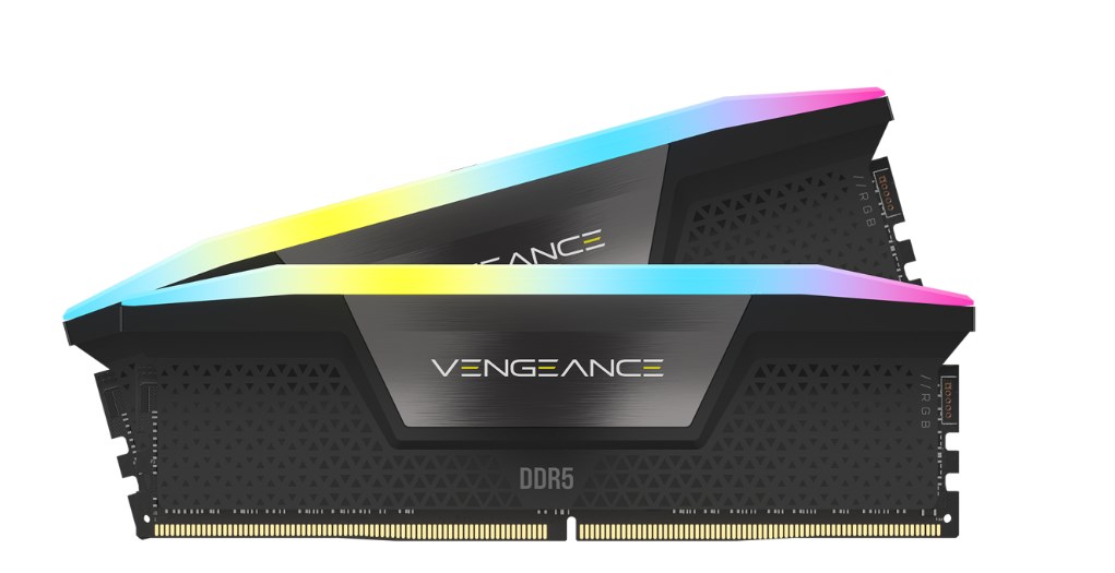 Corsair Vengeance RGB CMH64GX5M2B5200C40 memory module 64 GB 2 x 32 GB DDR5 5200 MHz Corsair Vengeance RGB CMH64GX5M2B5200C40 memory module 64 GB 2 x 32 GB DDR5 5200 MHz