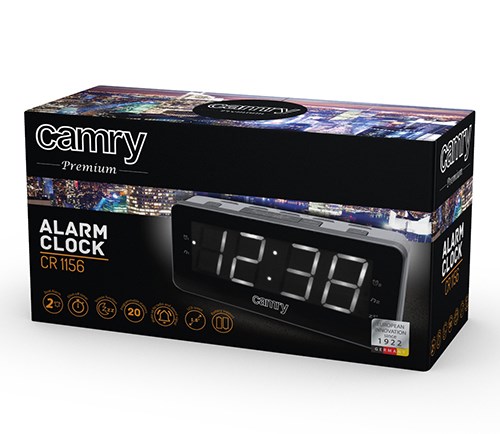 Camry CR 1156 Digital alarm clock Black,Grey Camry CR 1156 Digital alarm clock Black,Grey