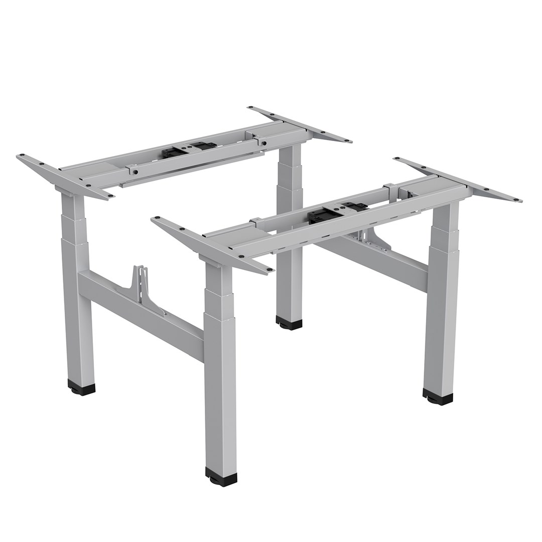 Ergo Office ER-404G Electric Double Height Adjustable Standing/Sitting Desk Frame without Desk Tops Gray Ergo Office ER-404G Electric Double Height Adjustable Standing/Sitting Desk Frame without Desk Tops Gray