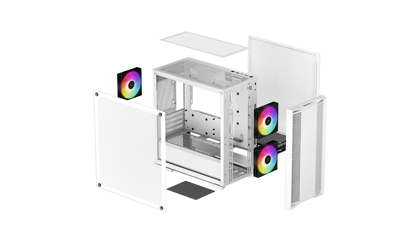 DeepCool CC360 WH ARGB Mini Tower White DeepCool CC360 WH ARGB Mini Tower White