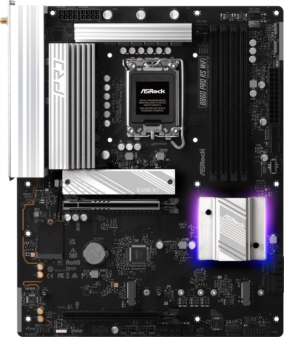 Motherboard - ASRock B860 Pro RS WiFi Motherboard - ASRock B860 Pro RS WiFi
