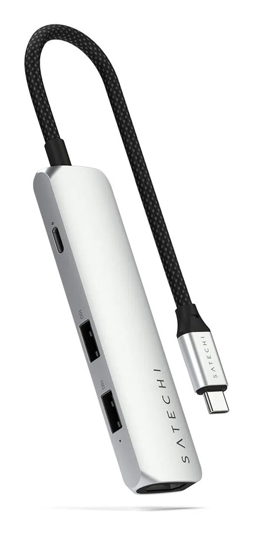 Satechi ST-P4SS interface hub USB Type-C 10000 Mbit/s Silver Satechi ST-P4SS interface hub USB Type-C 10000 Mbit/s Silver