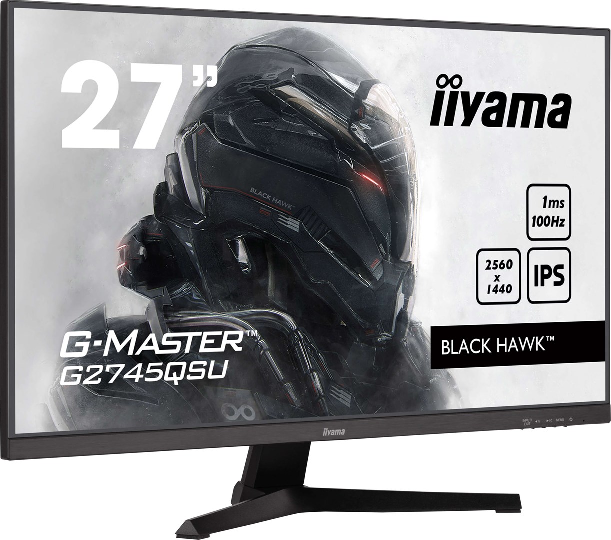 iiyama G-MASTER G2745QSU-B2 computer monitor 68.6 cm (27") 2560 x 1440 pixels Wide Quad HD LED Black iiyama G-MASTER G2745QSU-B2 computer monitor 68.6 cm (27") 2560 x 1440 pixels Wide Quad HD LED Black