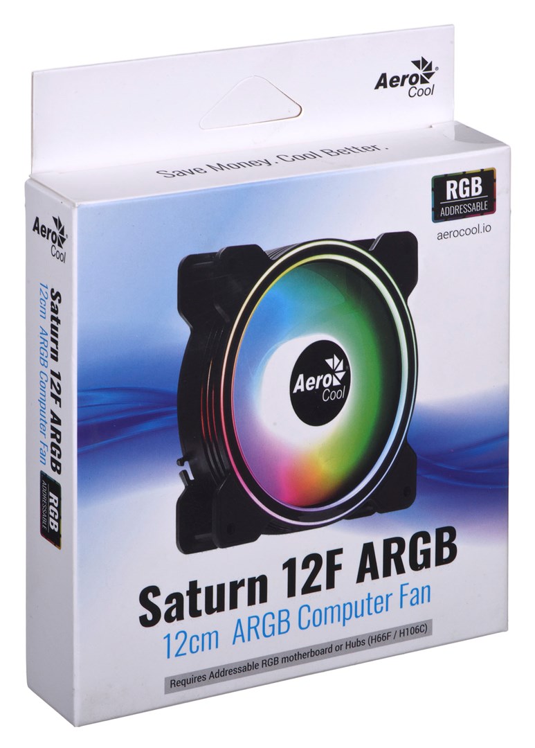 AEROCOOL PGS SATURN 12F ARGB 6P fan (120mm) AEROCOOL PGS SATURN 12F ARGB 6P fan (120mm)