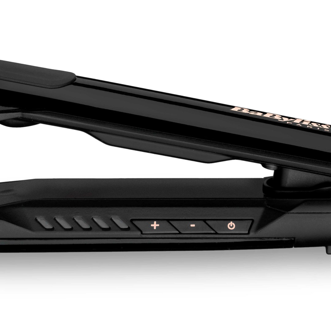 BaByliss Straight & Curl Brilliance Curling iron Warm Black, Rose 48 W 3 m BaByliss Straight & Curl Brilliance Curling iron Warm Black, Rose 48 W 3 m