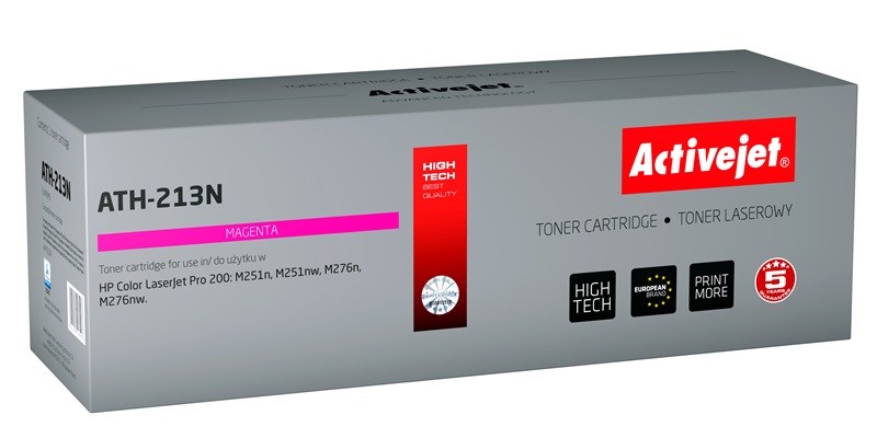 Activejet ATH-213N Toner (replacement for HP 131A CF213A, Canon CRG-731M; Supreme; 1800 pages; magenta) Activejet ATH-213N Toner (replacement for HP 131A CF213A, Canon CRG-731M; Supreme; 1800 pages; magenta)