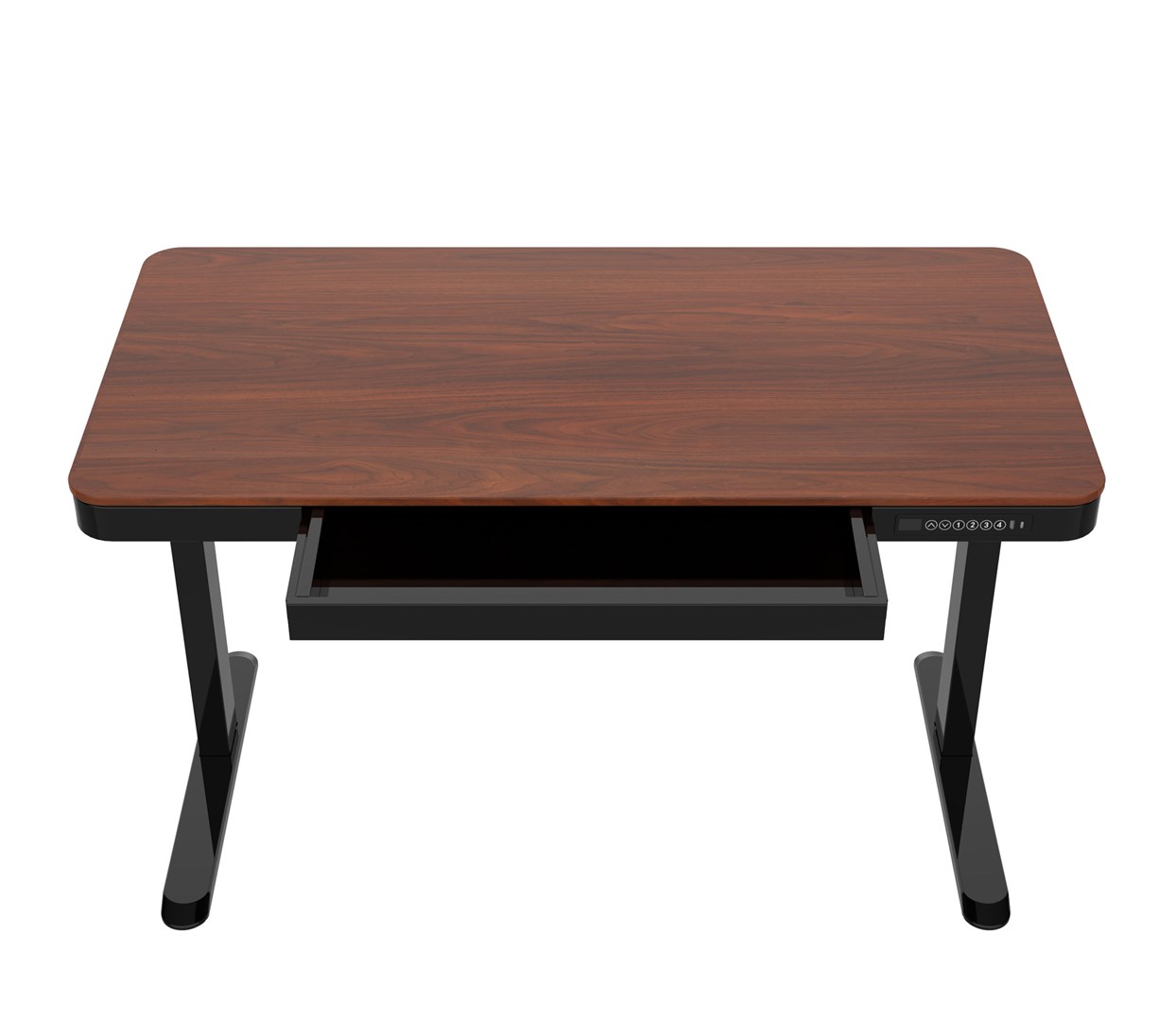 Tuckano Electric height adjustable desk ET119W-C Black/Walnut Tuckano Electric height adjustable desk ET119W-C Black/Walnut