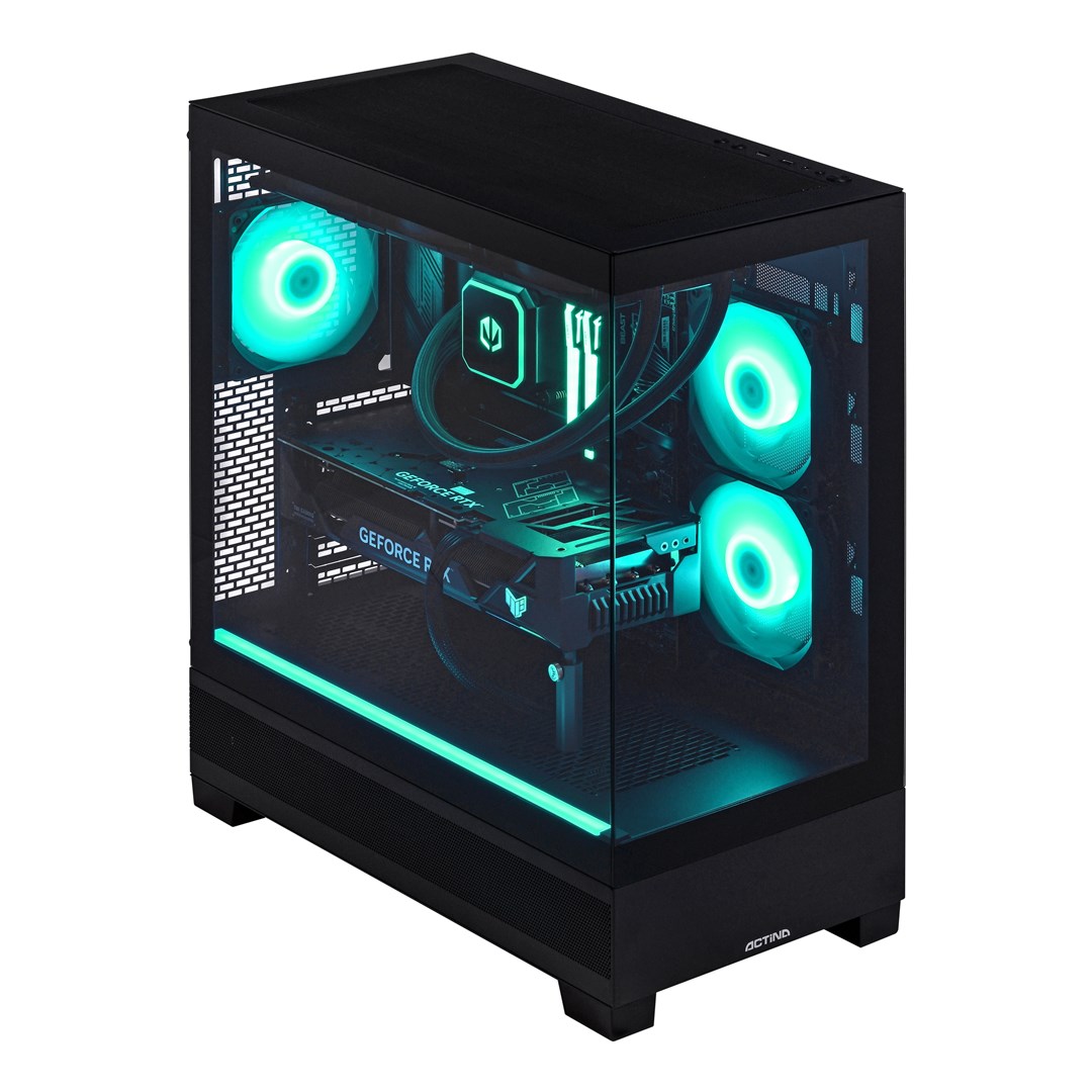 Actina 5901443416661 PC AMD Ryzen™ 9 9900X3D 192 GB DDR5-SDRAM 4 TB SSD NVIDIA GeForce RTX 5090 Windows 11 Home Midi Tower Black Actina 5901443416661 PC AMD Ryzen™ 9 9900X3D 192 GB DDR5-SDRAM 4 TB SSD NVIDIA GeForce RTX 5090 Windows 11 Home Midi Tower Black