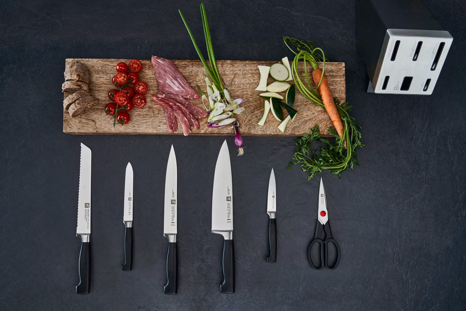ZWILLING FOUR STAR 35148-507-0 kitchen knife/cutlery block set 7 pc(s) Grey ZWILLING FOUR STAR 35148-507-0 kitchen knife/cutlery block set 7 pc(s) Grey