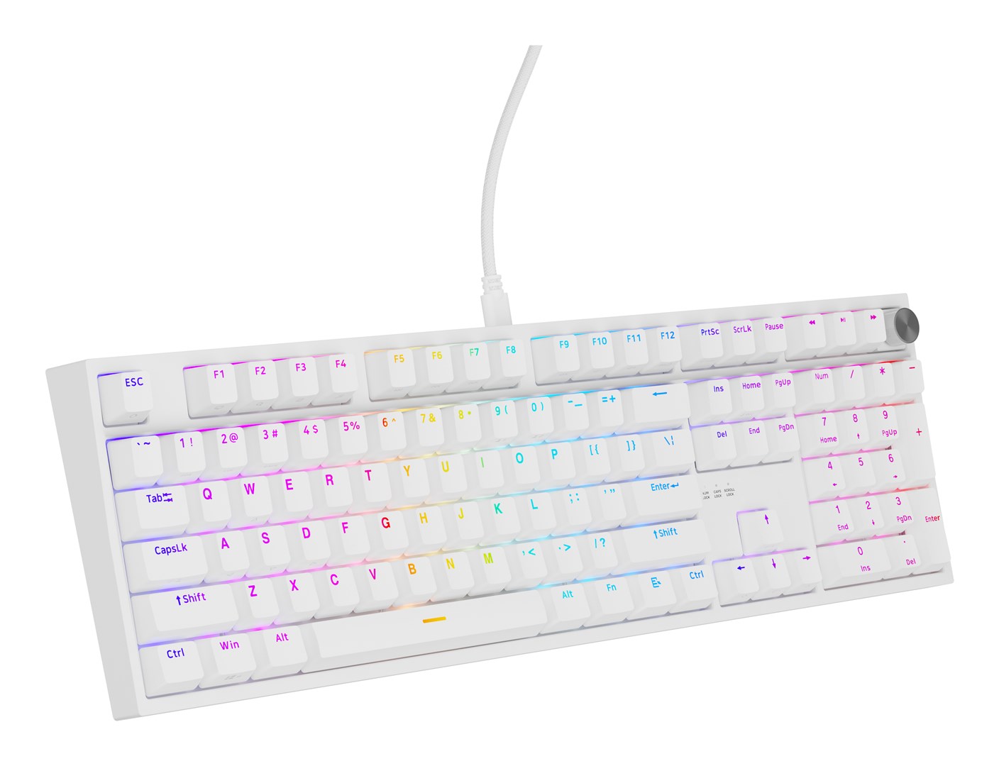 GENESIS NKG-2300 keyboard Universal USB QWERTY English White GENESIS NKG-2300 keyboard Universal USB QWERTY English White