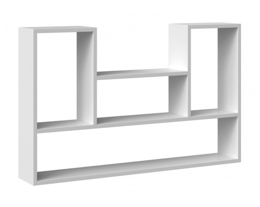 BILBAO 4P hanging rack 100x16x60 cm, white BILBAO 4P hanging rack 100x16x60 cm, white