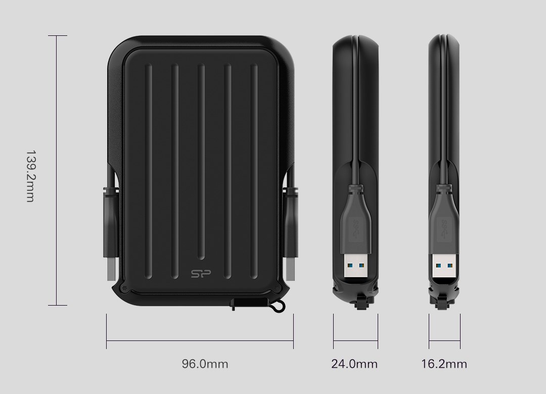 Silicon Power A66 external hard drive 1000 GB Black, Yellow Silicon Power A66 external hard drive 1000 GB Black, Yellow