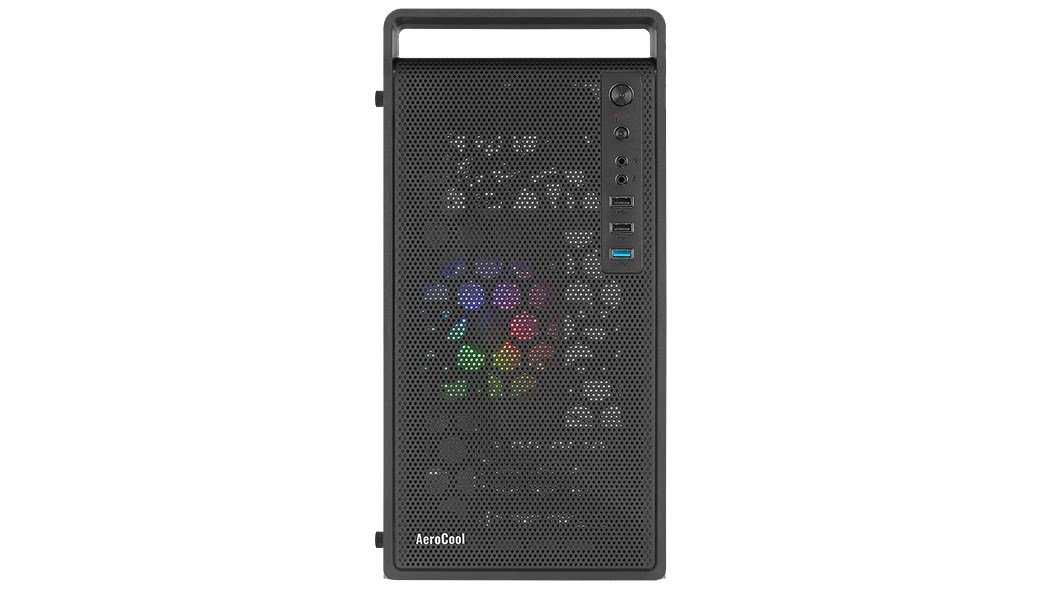 Case Aerocool PGS CS-109-G-BK-v1 FRGB Black Case Aerocool PGS CS-109-G-BK-v1 FRGB Black