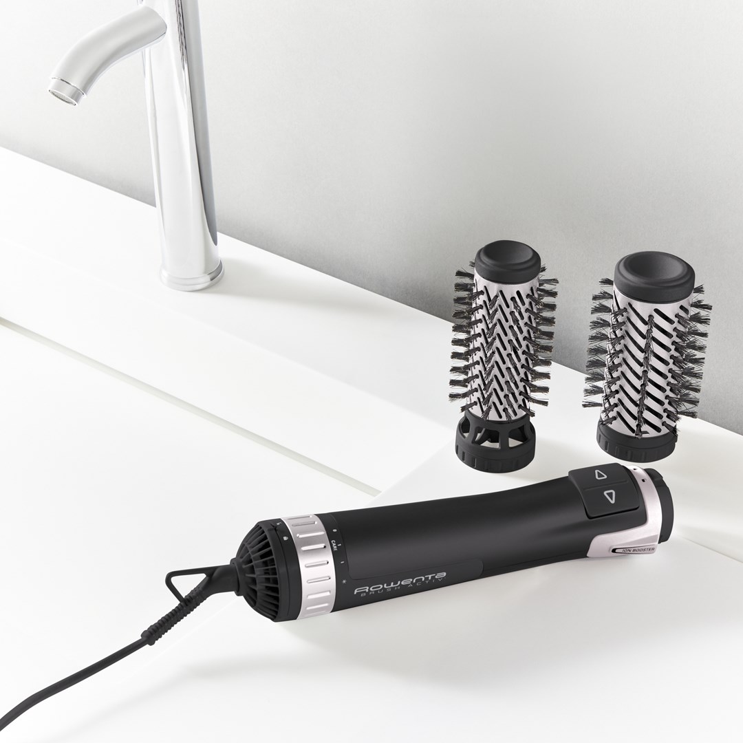 Rowenta Brush Activ' Dry & Style CF9550 Hot air brush Warm Black 1000 W 1.8 m Rowenta Brush Activ' Dry & Style CF9550 Hot air brush Warm Black 1000 W 1.8 m