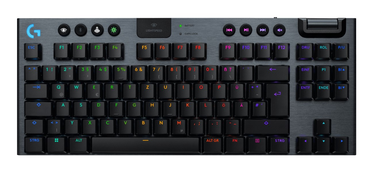 Logitech G G915 X Lightspeed keyboard Gaming USB + RF Wireless + Bluetooth QWERTY US International Black Logitech G G915 X Lightspeed keyboard Gaming USB + RF Wireless + Bluetooth QWERTY US International Black