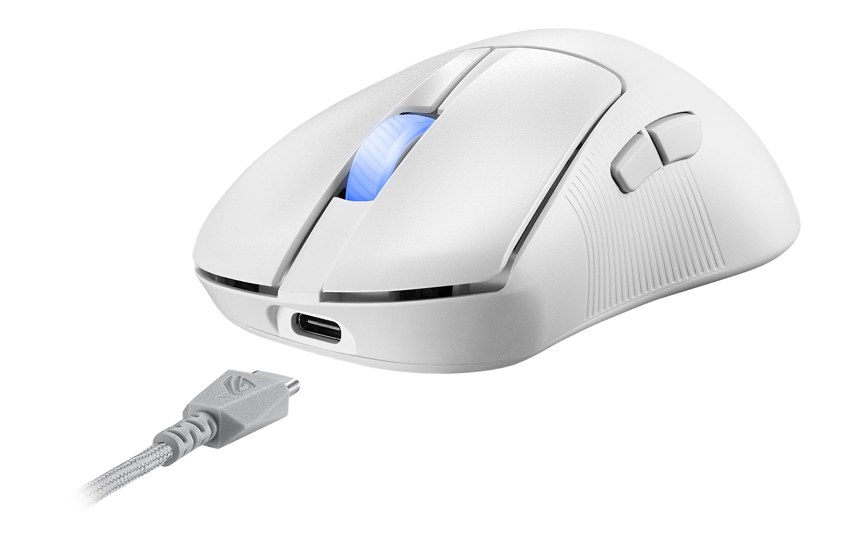 ASUS ROG Keris II Ace Wireless AimPoint White mouse Gaming Right-hand RF Wireless + Bluetooth + USB Type-A Optical 42000 DPI ASUS ROG Keris II Ace Wireless AimPoint White mouse Gaming Right-hand RF Wireless + Bluetooth + USB Type-A Optical 42000 DPI