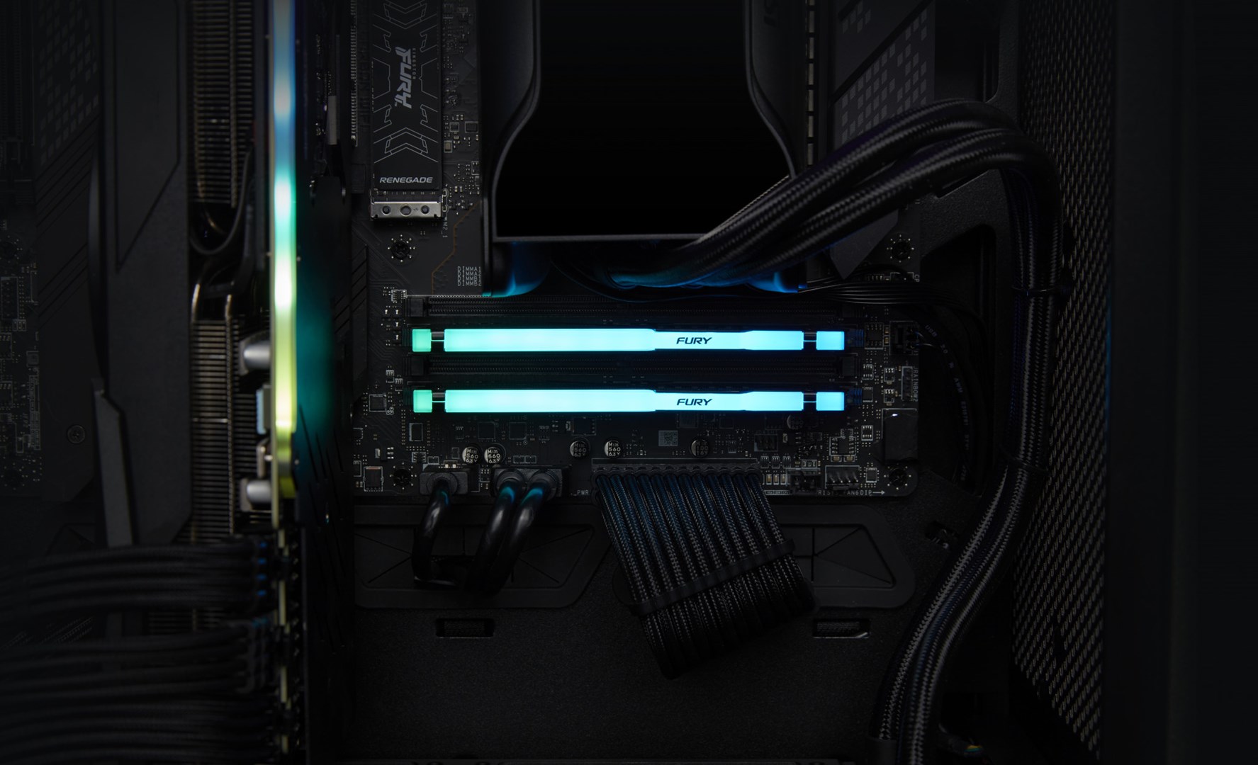 Kingston Technology FURY Beast 32GB 5200MT/s DDR5 CL40 DIMM (Kit of 2) RGB Kingston Technology FURY Beast 32GB 5200MT/s DDR5 CL40 DIMM (Kit of 2) RGB