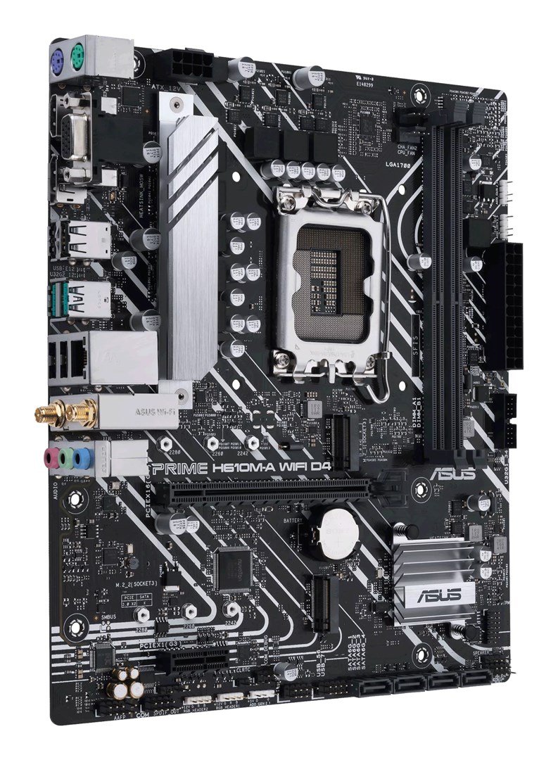 ASUS PRIME H610M-A WIFI D4 Intel H610 LGA 1700 micro ATX ASUS PRIME H610M-A WIFI D4 Intel H610 LGA 1700 micro ATX