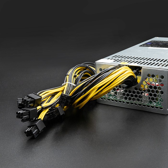 Qoltec 50177 PCI-E power supply Smart 1600W | 80 Plus Gold - Data mining Qoltec 50177 PCI-E power supply Smart 1600W | 80 Plus Gold - Data mining