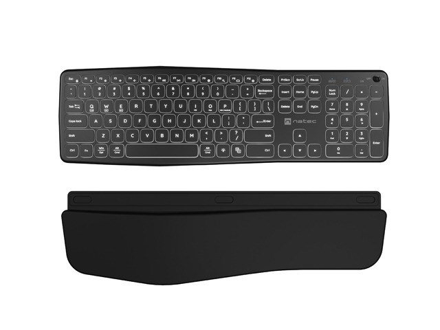 NATEC PORIFERA keyboard Home/Office Bluetooth QWERTY US International Black NATEC PORIFERA keyboard Home/Office Bluetooth QWERTY US International Black