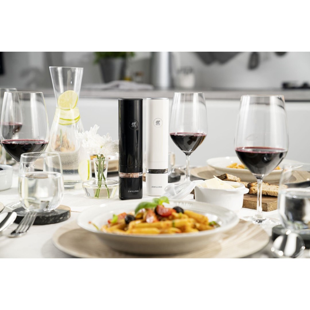 ZWILLING Enfinigy Salt & pepper grinder set Black, White ZWILLING Enfinigy Salt & pepper grinder set Black, White