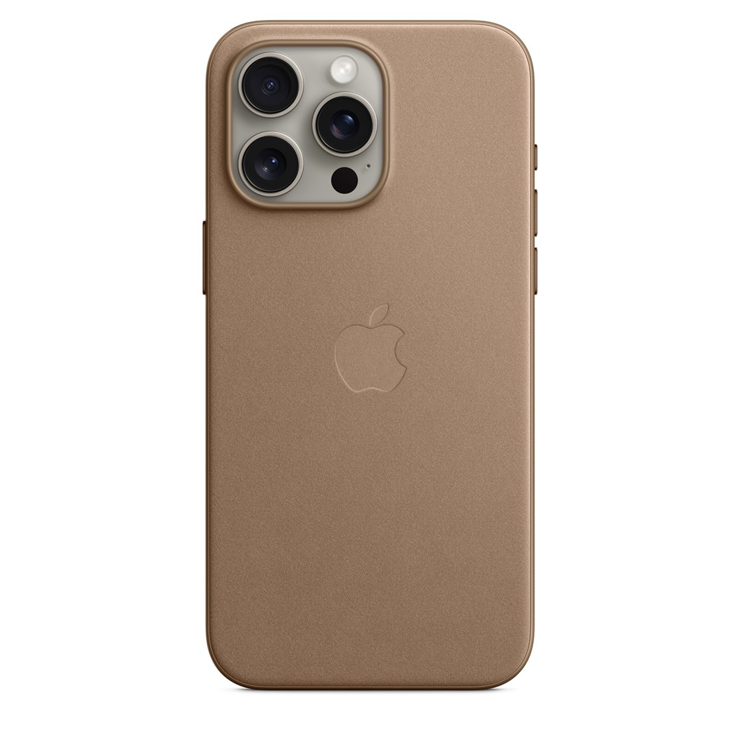 Apple iPhone 15 Pro Max FineWoven Case with MagSafe - Taupe Apple iPhone 15 Pro Max FineWoven Case with MagSafe - Taupe