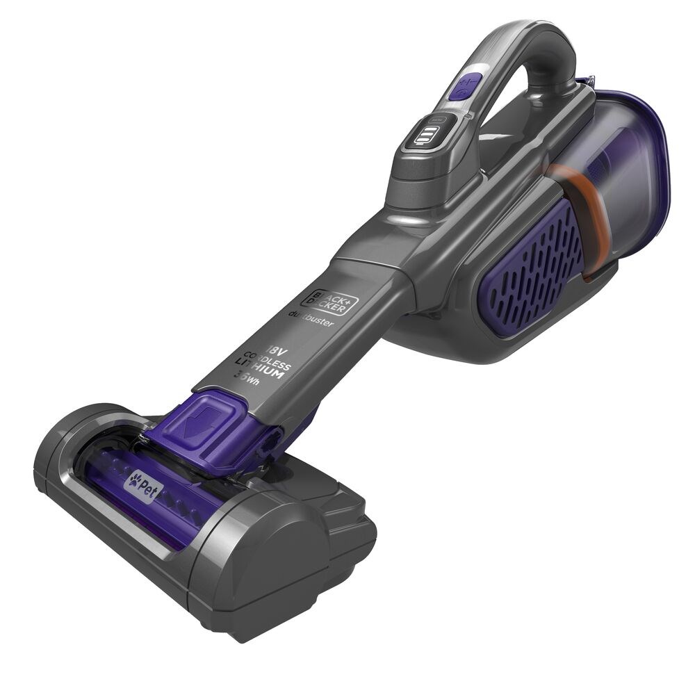Black & Decker BHHV520BFP handheld vacuum Black, Violet Bagless Black & Decker BHHV520BFP handheld vacuum Black, Violet Bagless