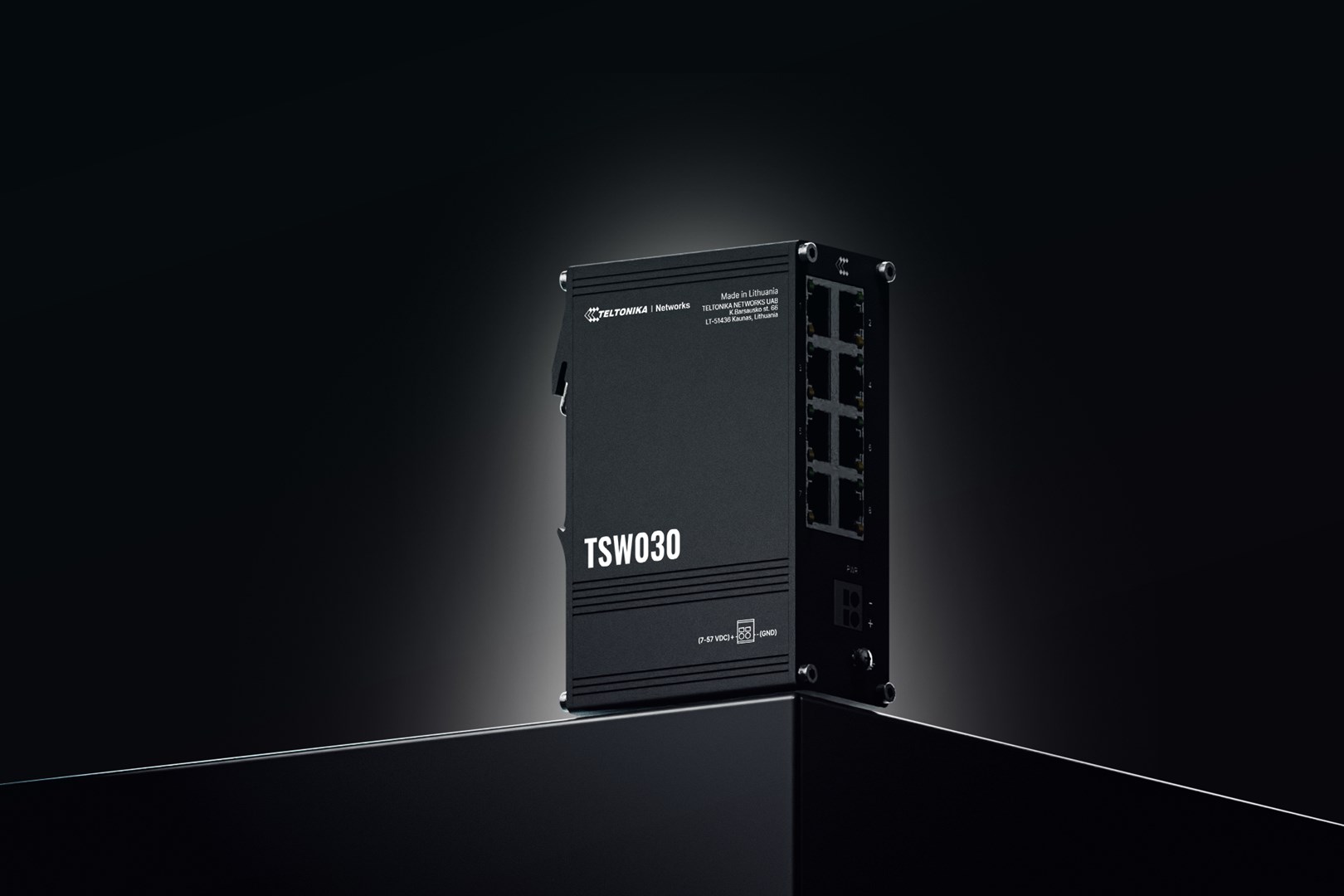 Teltonika TSW030 | Switch | 8x RJ45 100Mbps, IP30 Teltonika TSW030 | Switch | 8x RJ45 100Mbps, IP30