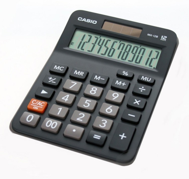 Casio MX-12B 12-digit black office calculator Casio MX-12B 12-digit black office calculator