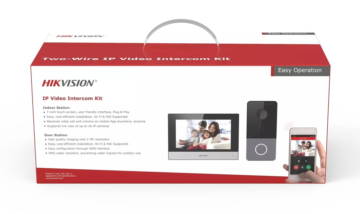 Video-intercom set IP Hilook IP-VIS-SLIM-W Video-intercom set IP Hilook IP-VIS-SLIM-W