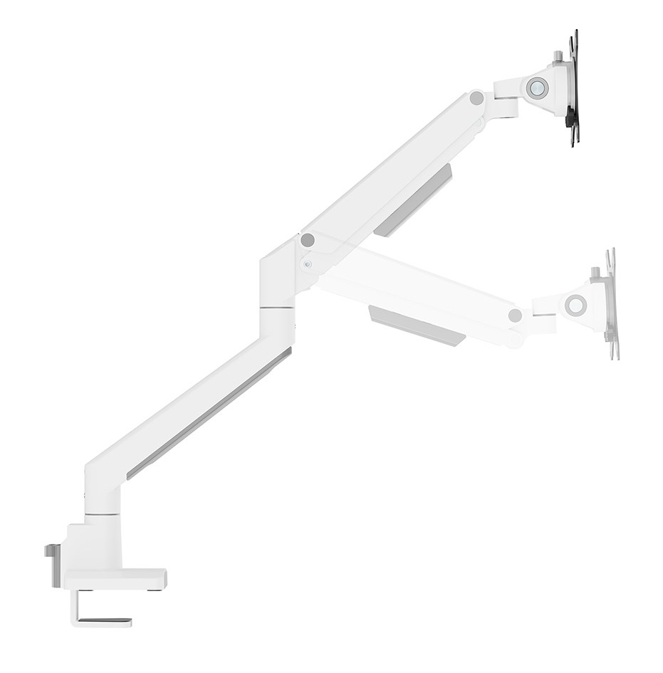 Neomounts DS70-250WH2 Monitor arm 17-32" - gas spring - Topfix - 180°-stop Neomounts DS70-250WH2 Monitor arm 17-32" - gas spring - Topfix - 180°-stop
