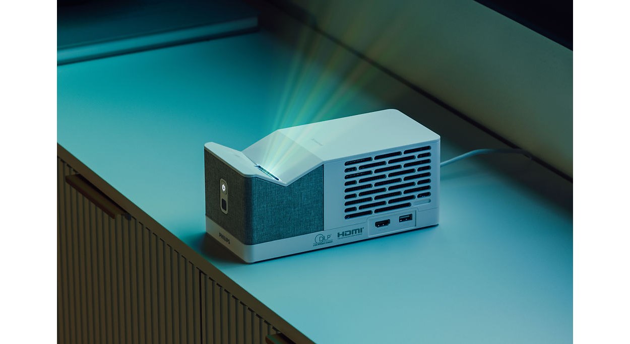 Philips Screeneo UL5 Smart Ultra short throw projector 550 ANSI lumens DLP 1080p (1920x1080) Grey, White Philips Screeneo UL5 Smart Ultra short throw projector 550 ANSI lumens DLP 1080p (1920x1080) Grey, White