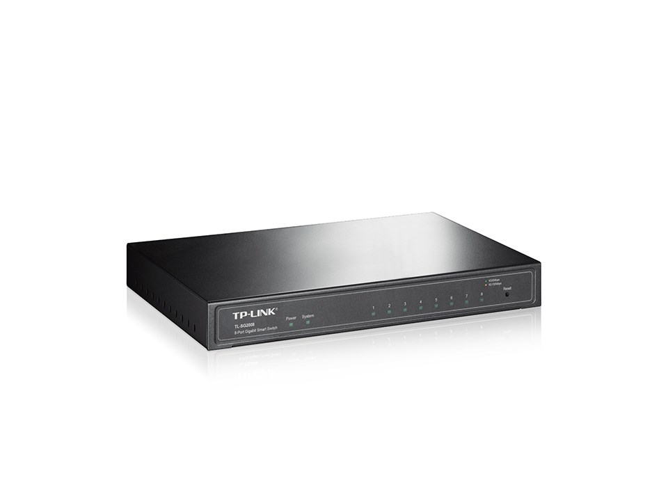TP-Link JetStream 8-Port Gigabit Smart Switch TP-Link JetStream 8-Port Gigabit Smart Switch